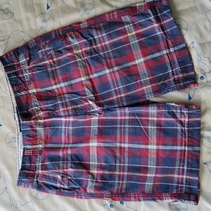 American Eagle Plaid Shorts Size 28